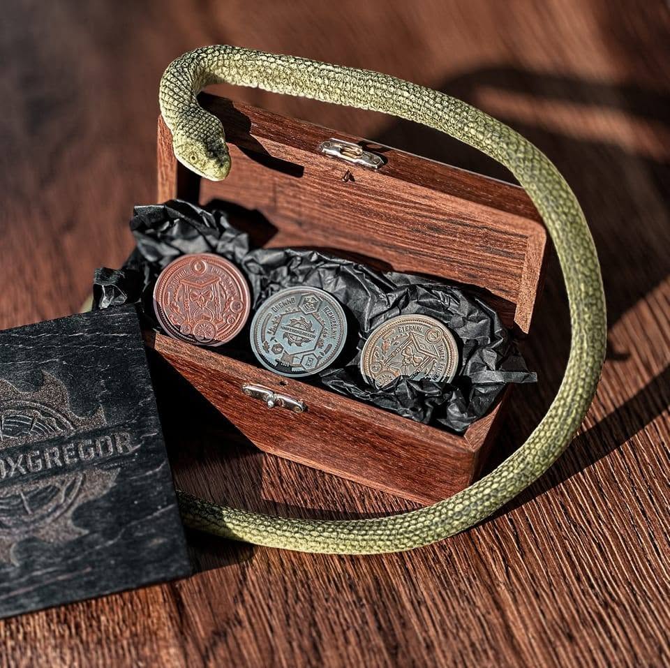 Knife Box Gregor Stemple metalowe